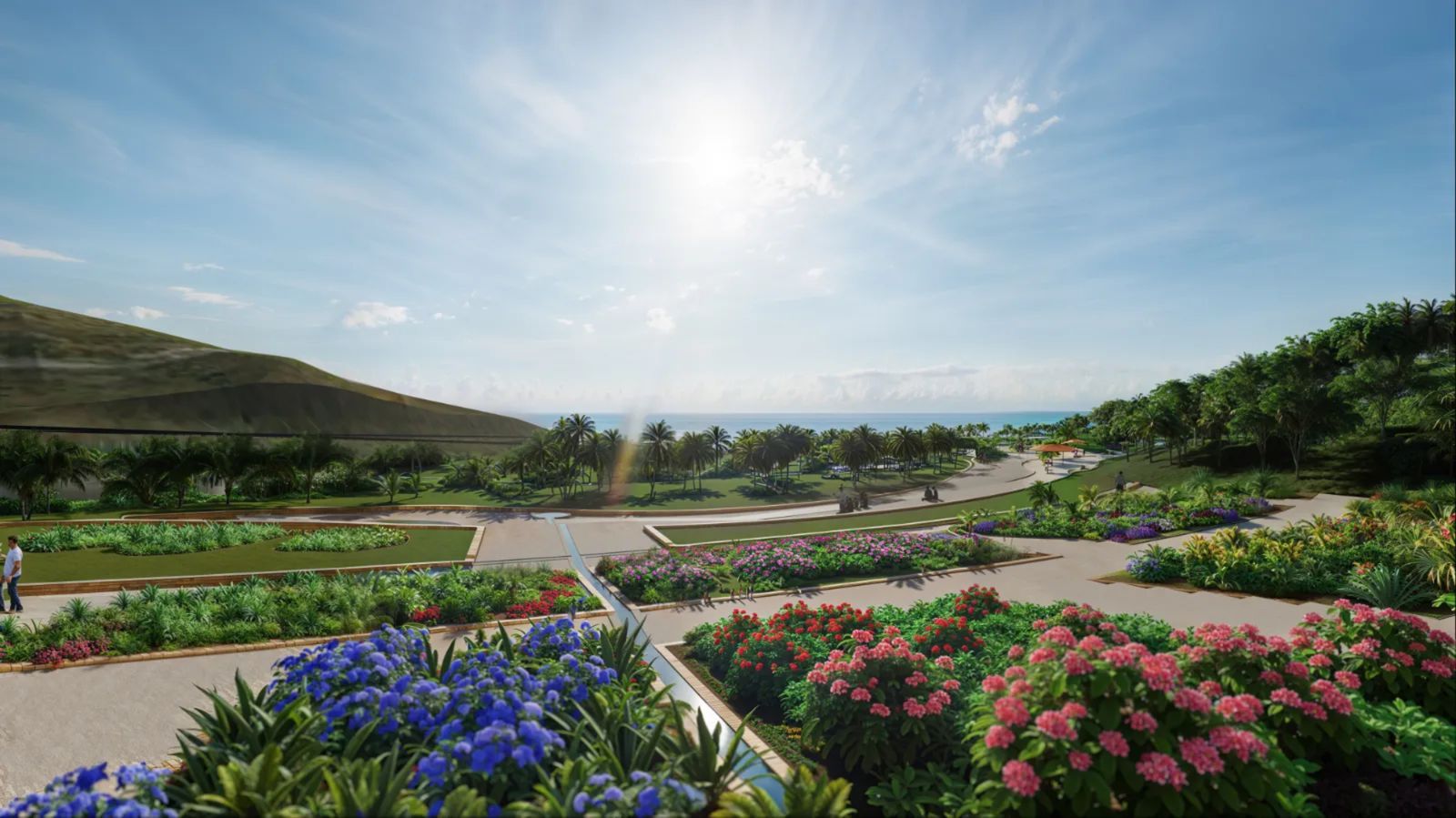 05 sunny garden resort view